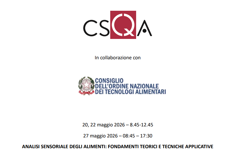 Analisi sensoriale degli alimenti: fondamenti teorici e tecniche applicative
